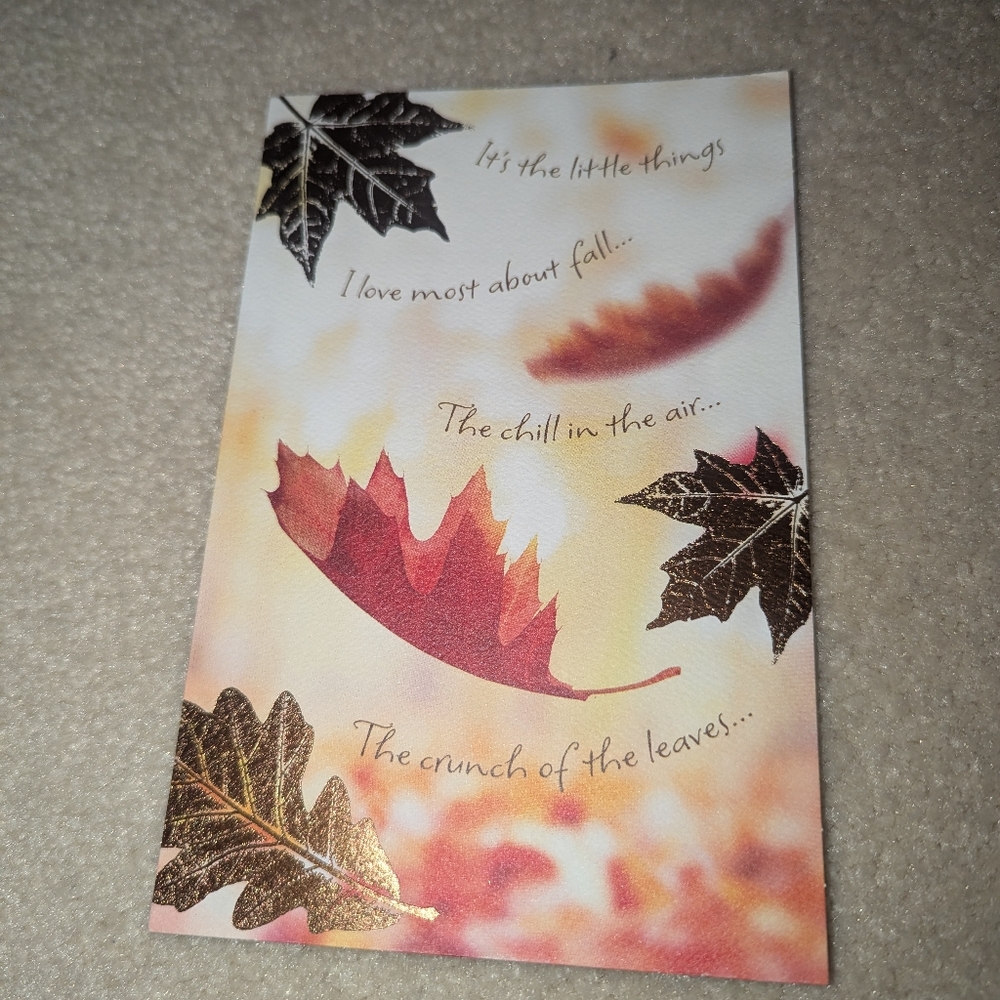 American Greetings Fall Card